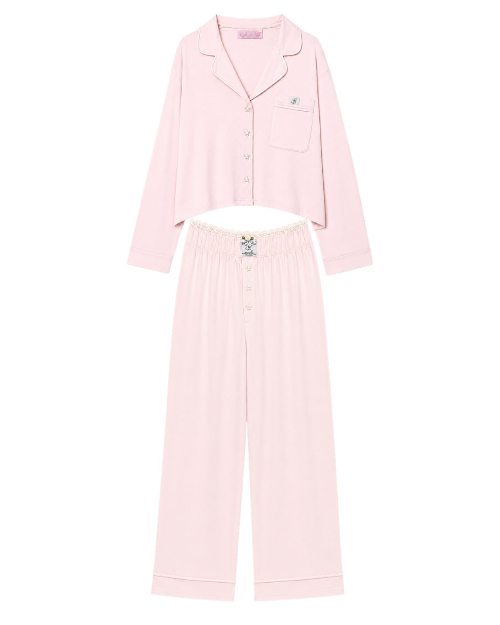 Ballet Slipper Pink Pajama Set