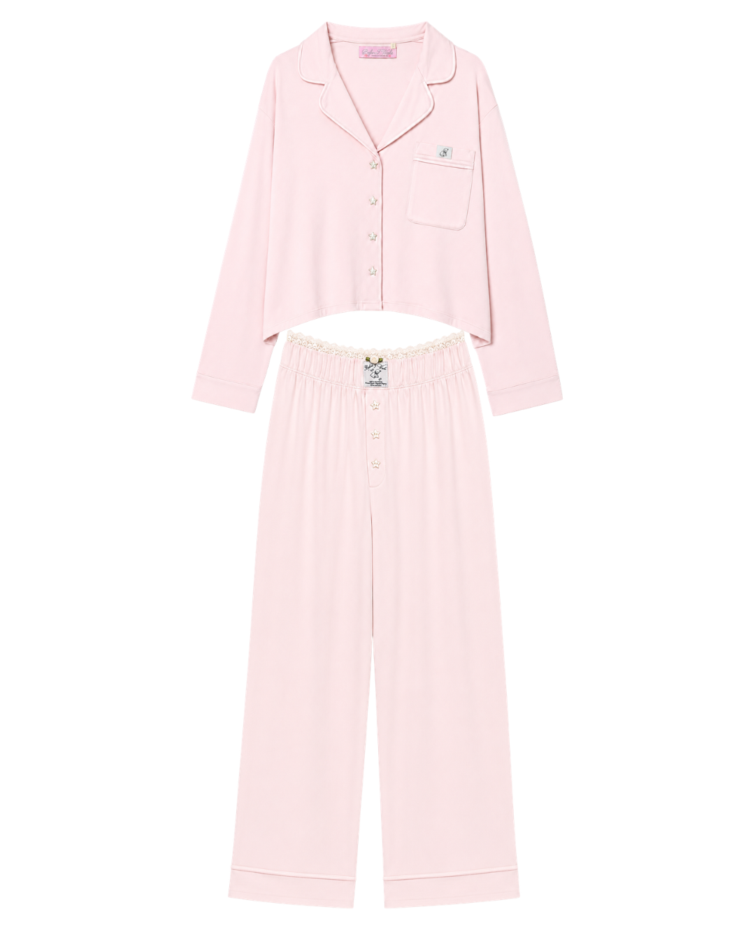Ballet Slipper Pink Pajama Set