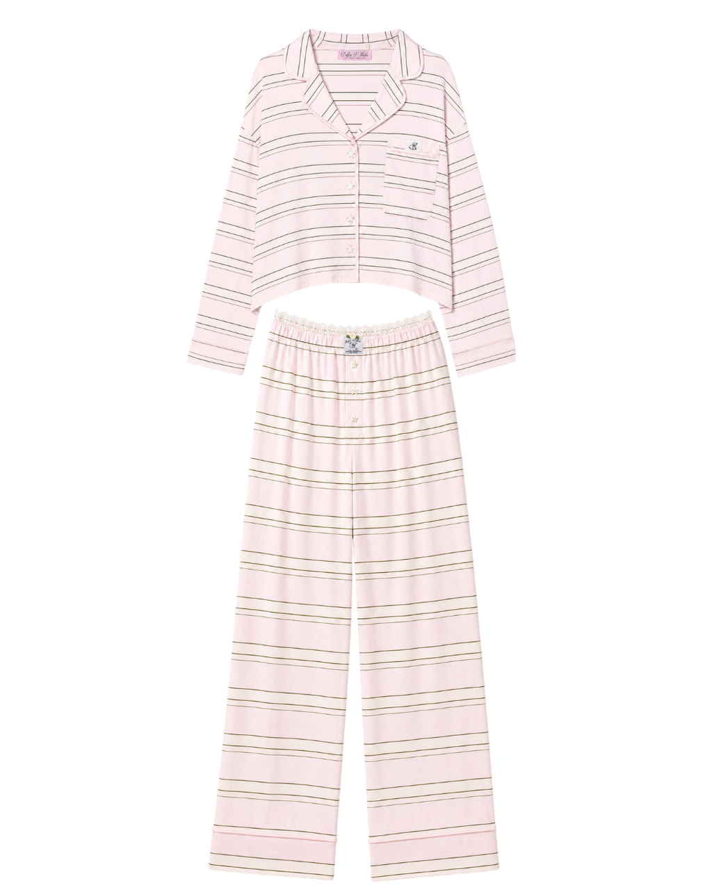 The Enchanted Striped Pajama Set