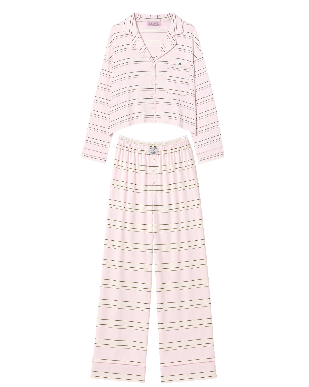 The Enchanted Striped Pajama Set