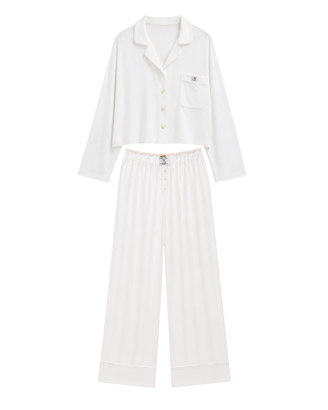 Fairy Dust White Pajama Set