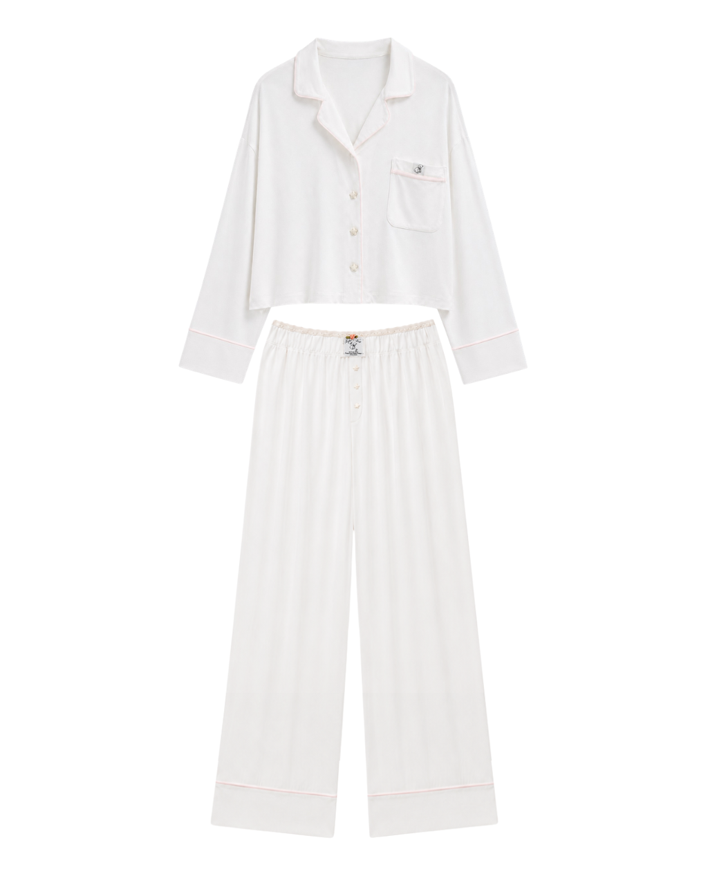 Fairy Dust White Pajama Set