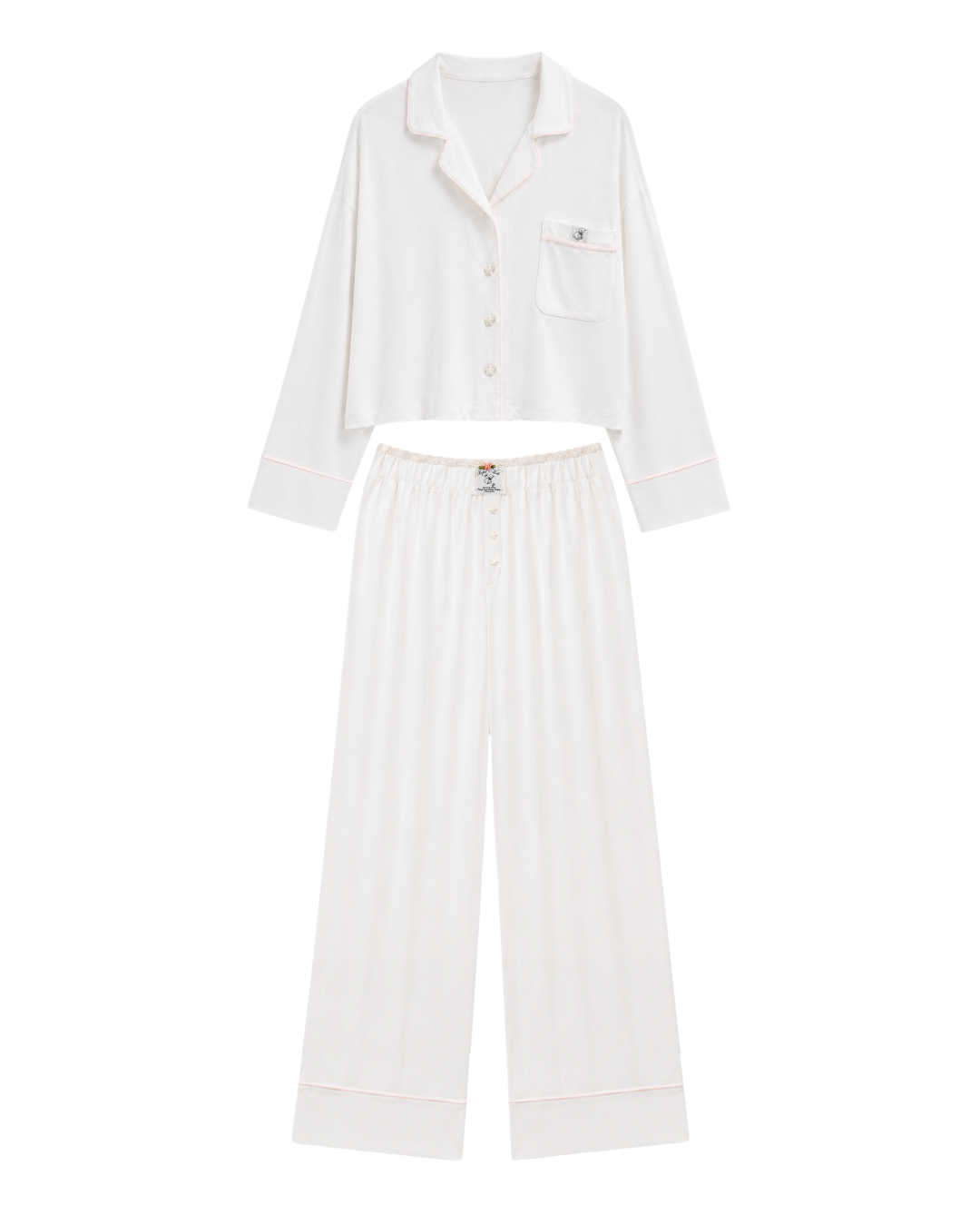 Fairy Dust White Pajama Set