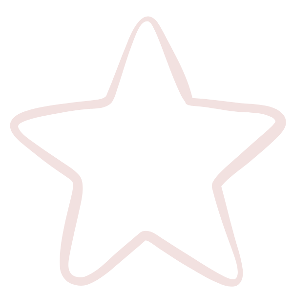 Pink star outline